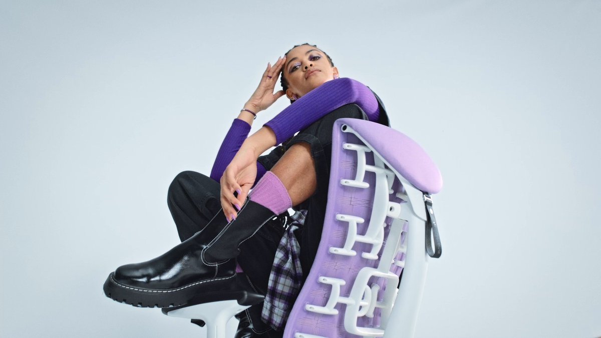 The sky is no limit. Go boldly in Amythest the newest color for the Embody Gaming Chair.