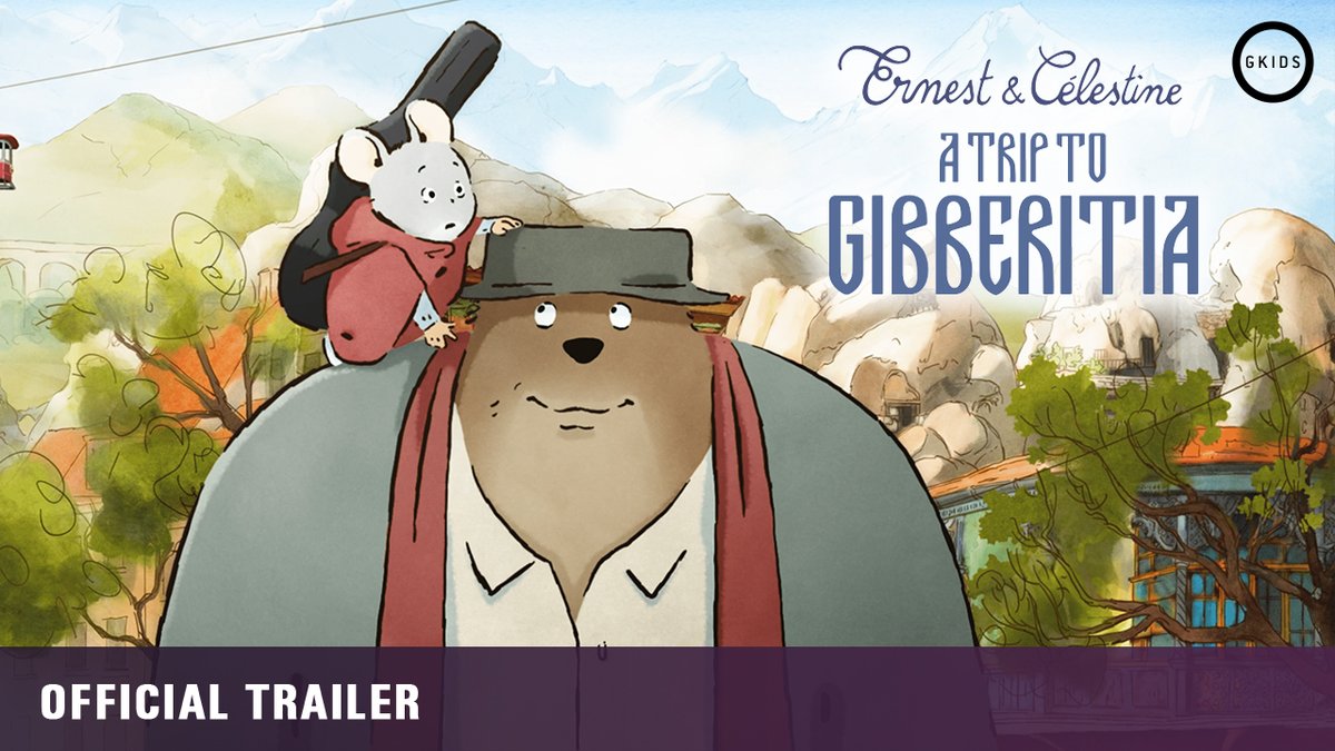 English subbed trailer of "Ernest &amp; Celestine: A Trip to Gibberitia" new animated movie. Directed by Julien Chheng &amp; Jean-Christophe Roger. Coming in U.S. theaters on September 1 via GKIDS Films.