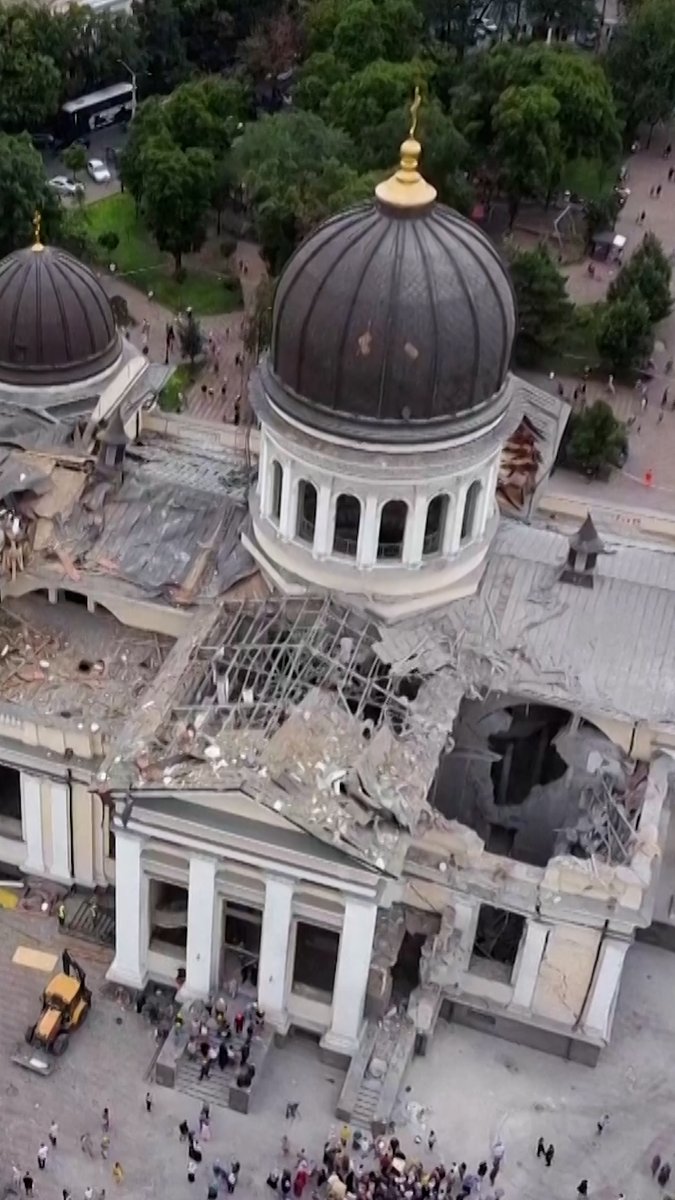 This UNESCO world heritage site was destroyed by a Russian air attack, Ukrainian authorities said: