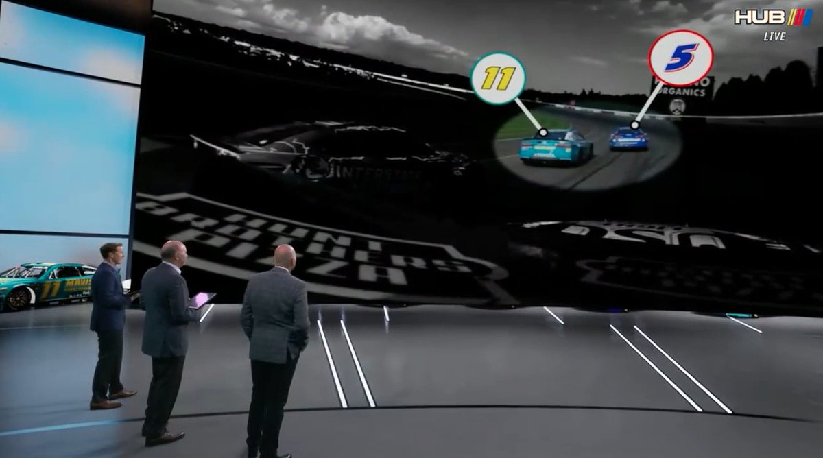 Breaking down what happened between Denny Hamlin and Kyle Larson at Pocono Raceway. #NASCAR #RaceHub