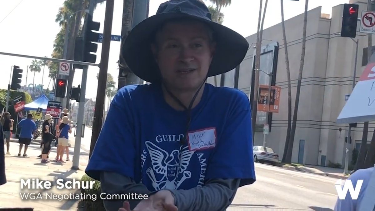 #SAGAFTRAStrike: Mike Schur, co-creator of "Parks and Recreation" and creator of "The Good Place" says scare tactics won't work this time and "Everyday that goes by where nothing is getting made is another day where they have nothing new to offer their subscribers"