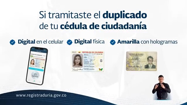 Recuerda que para participar en las elecciones territoriales 2023 es indispensable presentar tu cédula de ciudadanía. Si estás tramitando el duplicado de tu documento, verifica el estado de tu solicitud en la página web de la Registraduría Nacional: ¡Acércate a la Registraduría donde solicitaste el documento y reclámalo!