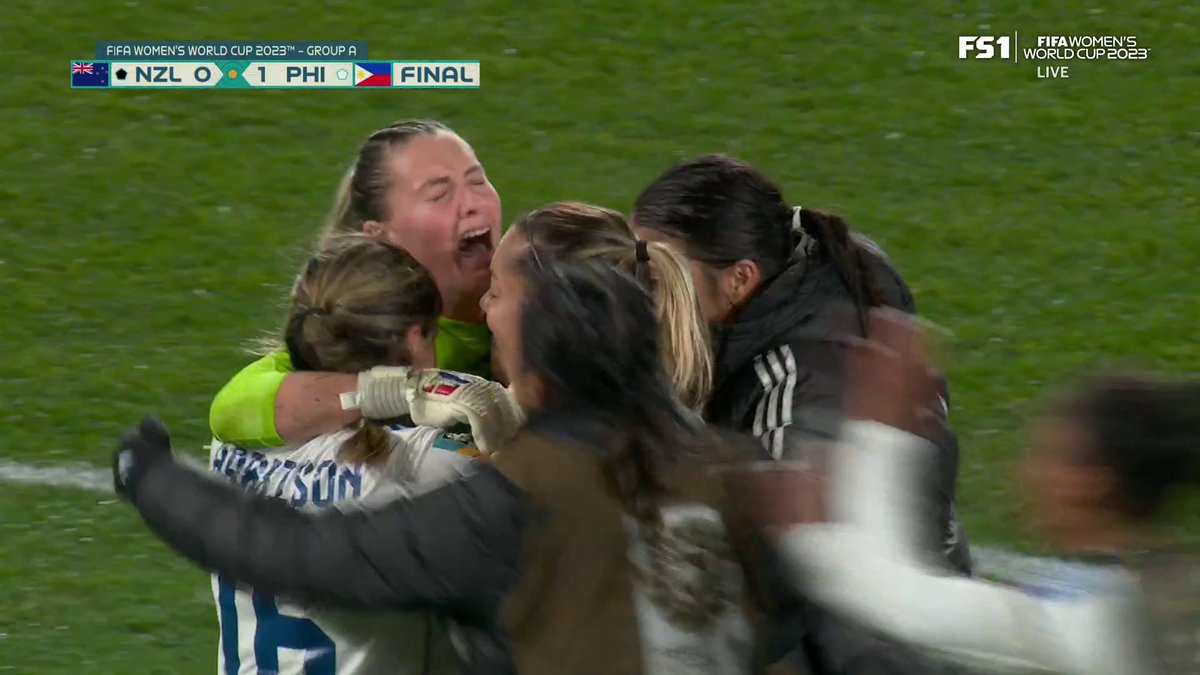 THE PHILIPPINES WIN FIRST EVER WORLD CUP GAME 🇵🇭 Team comprised of 18 American-born players delivers glory, stunning host nation New Zealand 1-0. This is why we love football. ❤️