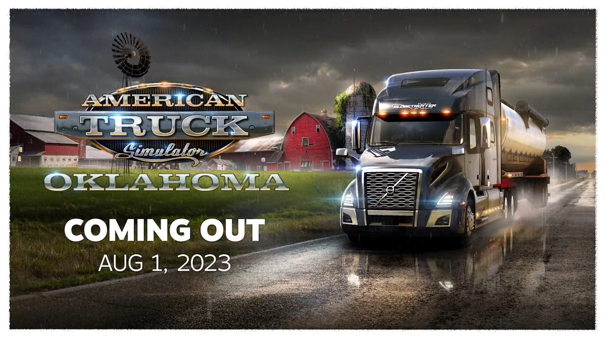 Only 7 days until the release of Oklahoma for American Truck Simulator 😎 Are you ready to explore the Sooner State? 🇺🇸 Add it to your Steam Wishlist: