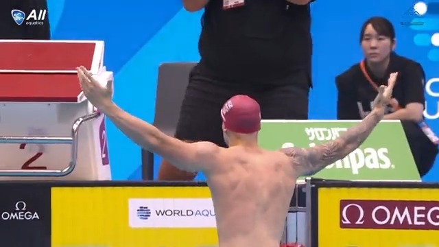 🔊 "COME ON" 💪 A last 25m to remember as Matt Richards MBE and Tom Dean time their charge into the wall perfectly for a 🇬🇧 1-2 in the Men's 200m Freestyle. 🎥: #Fukuoka2023