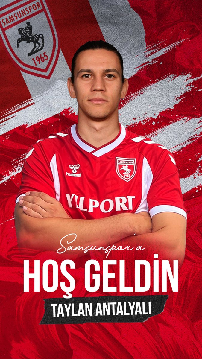 Samsunspor Ailemize Hoş Geldin Taylan Antalyalı 🔴⚪️ 📎 Detaylar web sitemizde #Samsunspor #TaylanAntalyalı