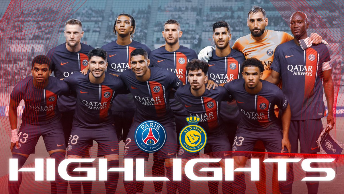 📺🔴🔵 Los mejores momentos del primer partido de los parisinos durante el #PSGJapanTour2023 🆚 Al-Nassr (0-0) . ⤵️