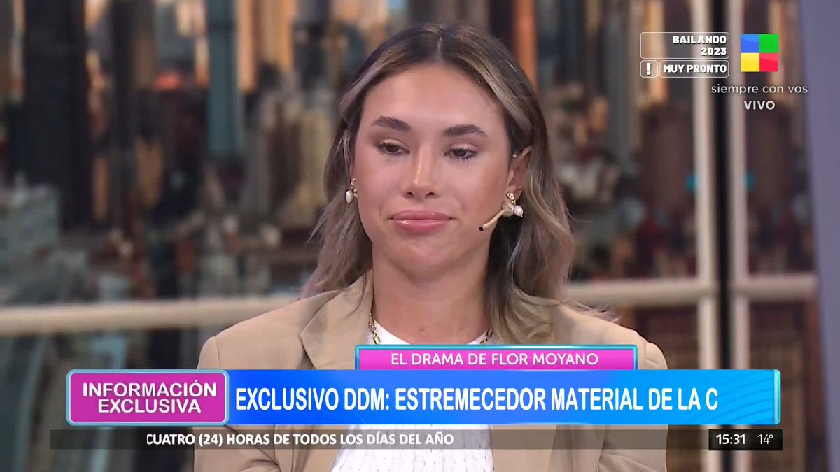 🗣️ El duro relato de Flor Moyano: "A mi se me cuestiona todo", y dijo: "Me siento desamparada, sola" Cc eldiariodemarianaok #DDM
