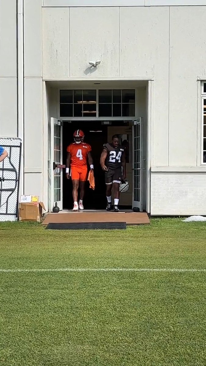 would hate to be the opposing team seeing these two walk out of the tunnel Deshaun Watson | Nick Chubb