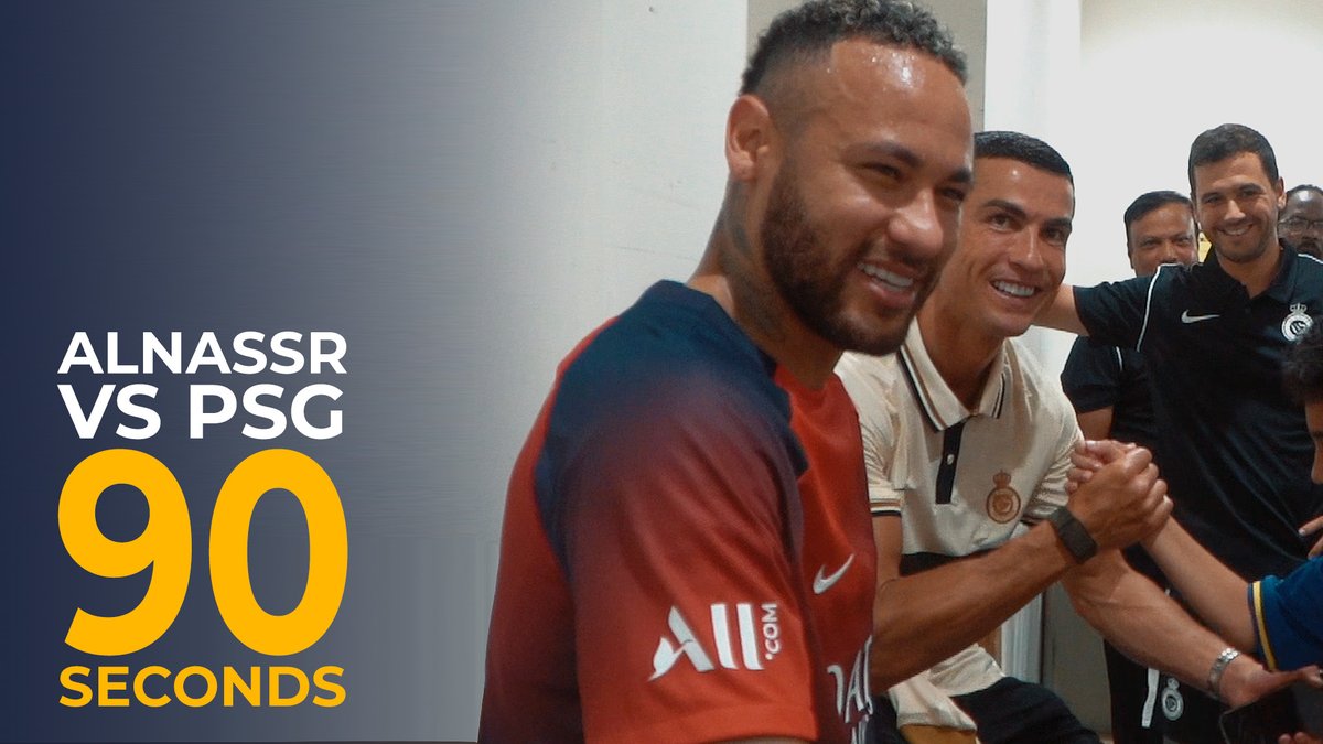 ๐ฌ | ู
ูุงุฌูุฉ ุงููุตุฑ ูุจุงุฑูุณ ุณุงู ุฌูุฑู
ุงู ๐คฉ ูู 90 ุซุงูููุฉ โฑ๏ธ #ุงููุตุฑ_ุจุงุฑูุณ_ุณุงู_ุฌูุฑู
ุงู | #AlNassrPSG #ุงููุตุฑ_ูู_ุงููุงุจุงูโฉ ๐ฏ๐ต โฆ#AlNassrJapanTour2023โฉ ๐ฏ๐ต