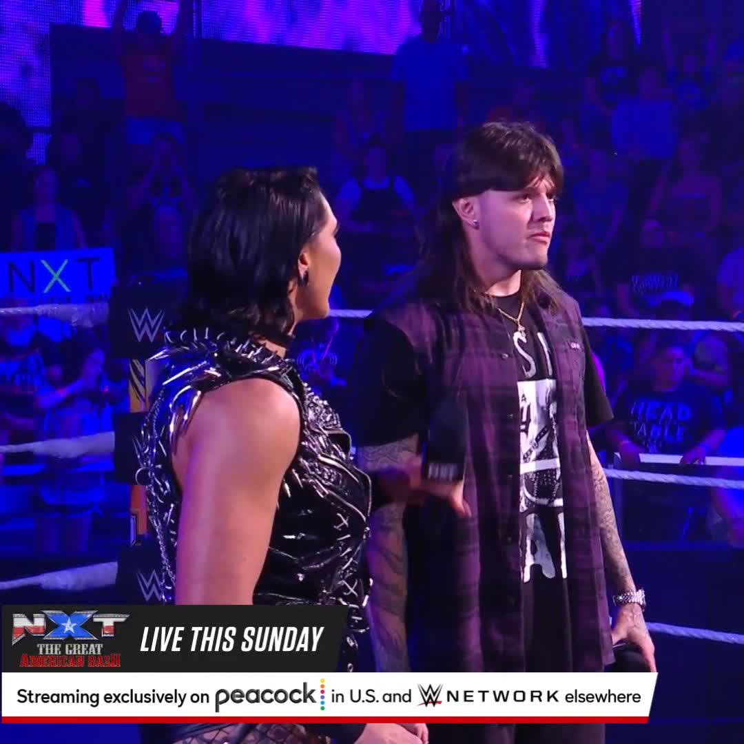 "I finally made the Mysterio name relevant." Are you sure about that, Dominik? 🙄 RheaRipley_WWE #WWENXT
