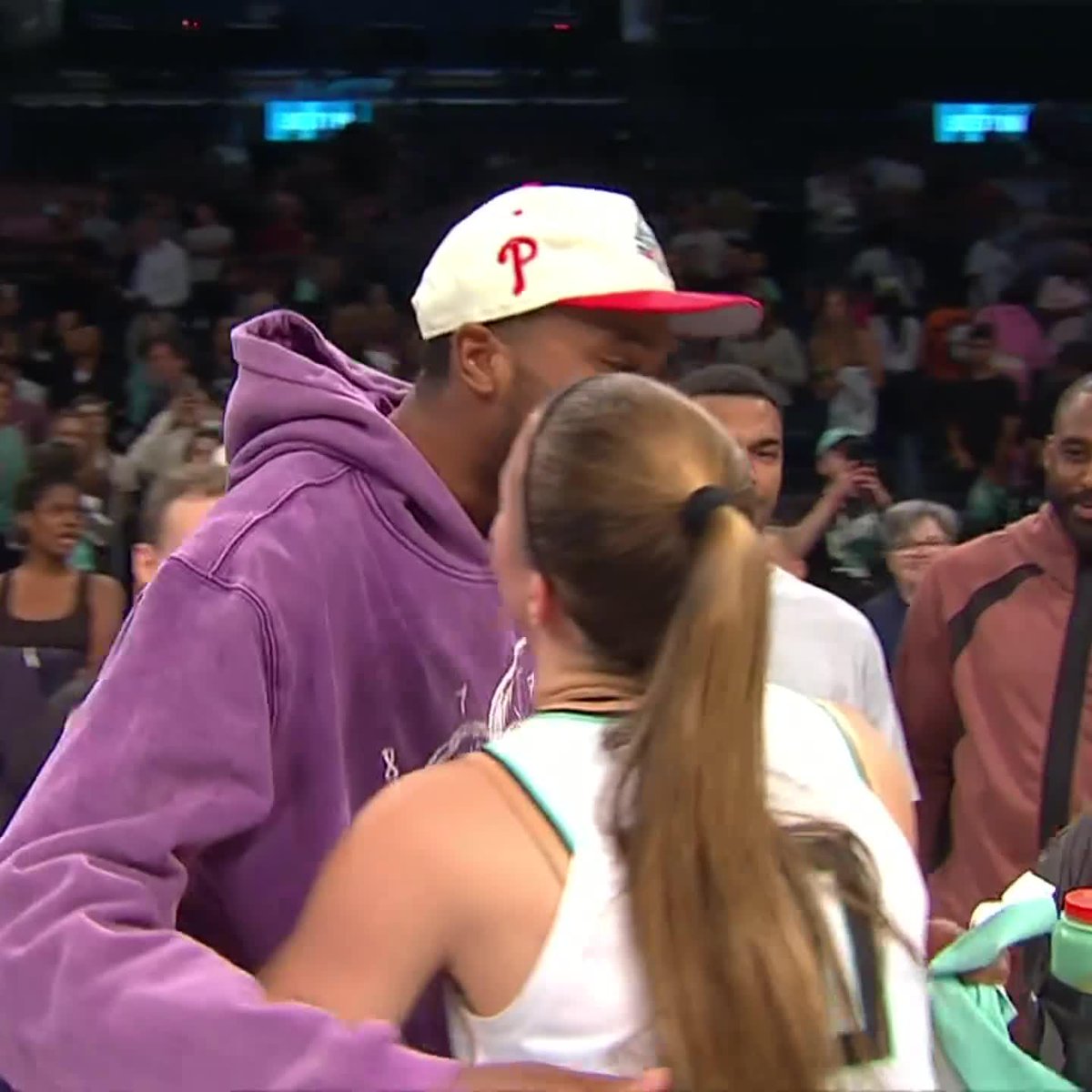 Sabrina Ionescu 🗽 Mikal Bridges New York Liberty | Brooklyn Nets