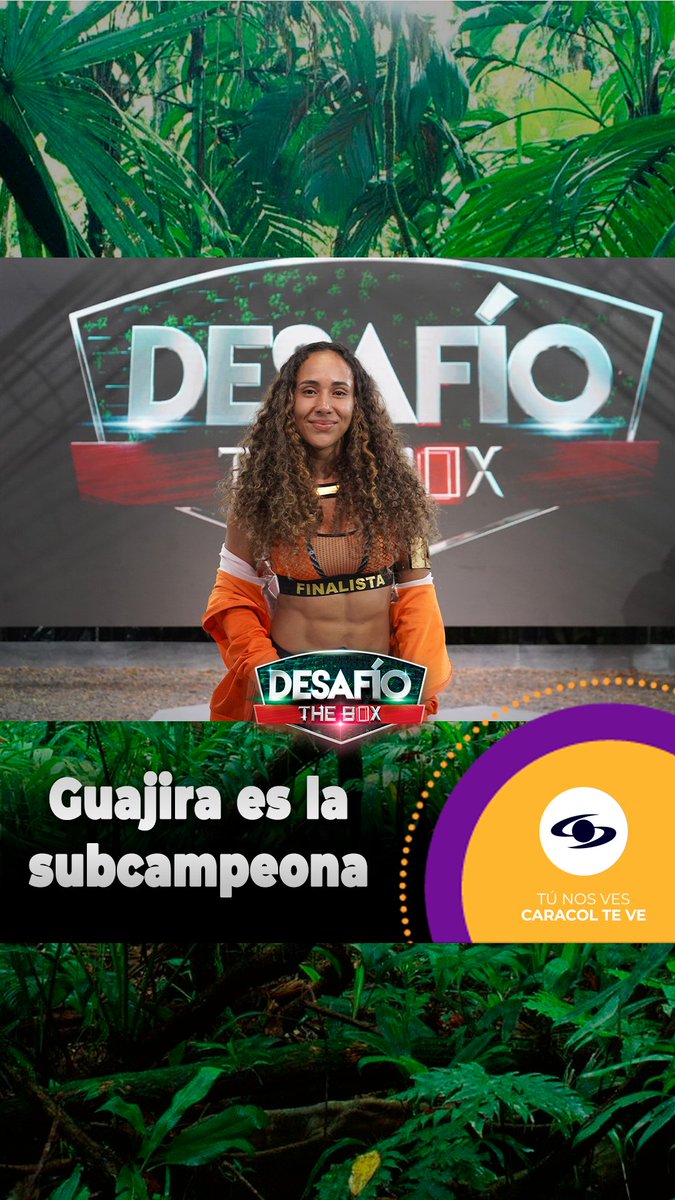 #DetrásDeCajas | Tras ocupar el segundo lugar y mostrar un gran rendimiento durante toda la competencia, Guajira dio unas palabras con las que expresó sus sentimientos y emociones en La Ciudad de las Cajas. 👏🥈