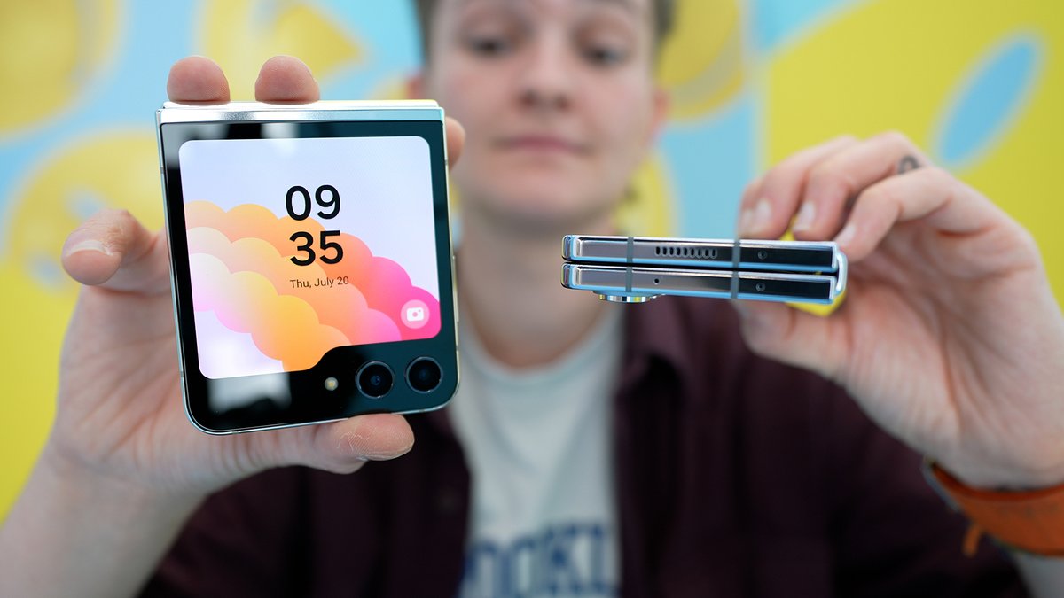 .Becca. got some hands-on time with the new Samsung Galaxy Z Fold 5 and Z Flip 5.
