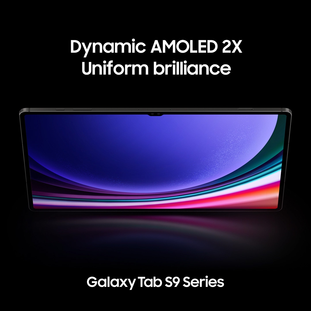 Enter a new world of entertainment with Dynamic AMOLED 2X and the unbeatable performance of the #GalaxyTabS9 Series. #SamsungUnpacked​ Learn more: