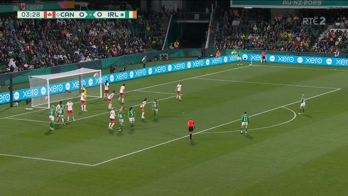 Ireland’s first ever goal at a FIFA Women's World Cup 🙌⚽️ Katie McCabe with one of the great World Cup goals 🇮🇪💚 #COYGIG | #OUTBELIEVE | #FIFAWWC