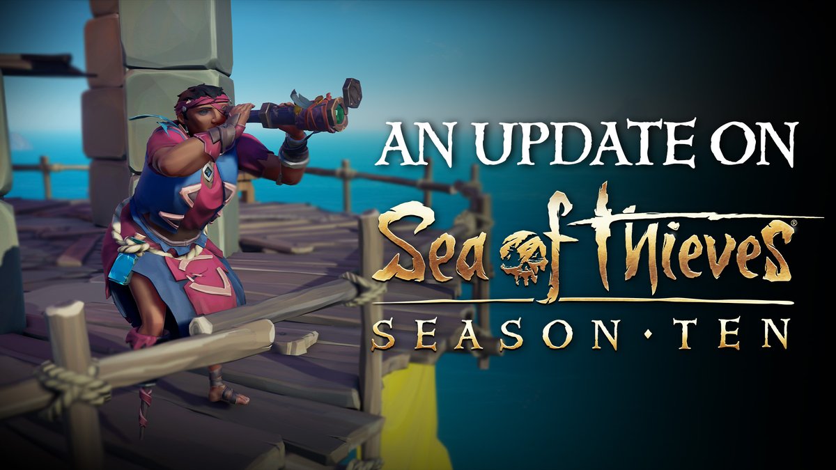 Pirates: we've made the difficult decision to move the launch of Season Ten back to October 19th. While we know delays are disappointing, our team needs a little more time to get this substantial new update ready for you. More on our revised plans here: