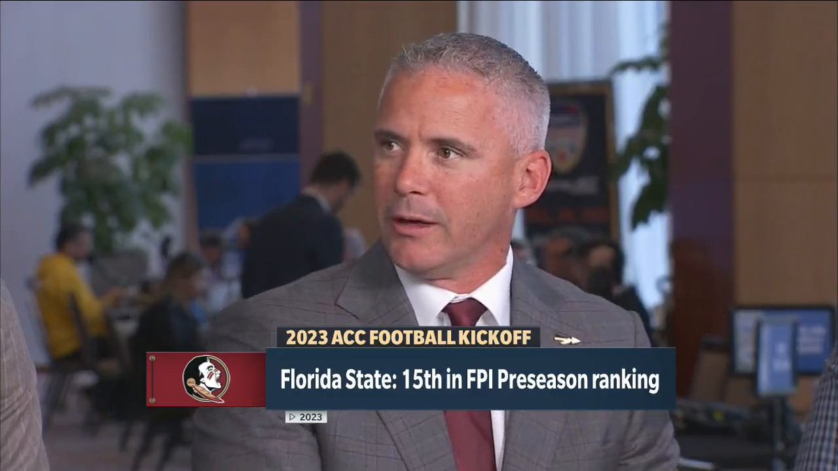 "You come to Florida State because you want those expectations." Mike Norvell says high expectations are nothing new for FSU Football 😤