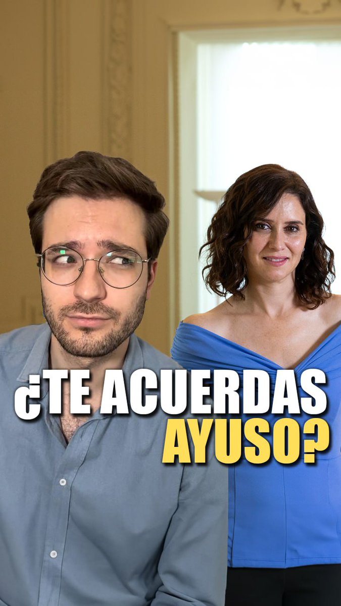 Ayuso pide que gobierne la lista más votada pero se le olvida que ella gobernó habiendo quedado segunda. La memoria es muy corta y la hipocresía muy grande.