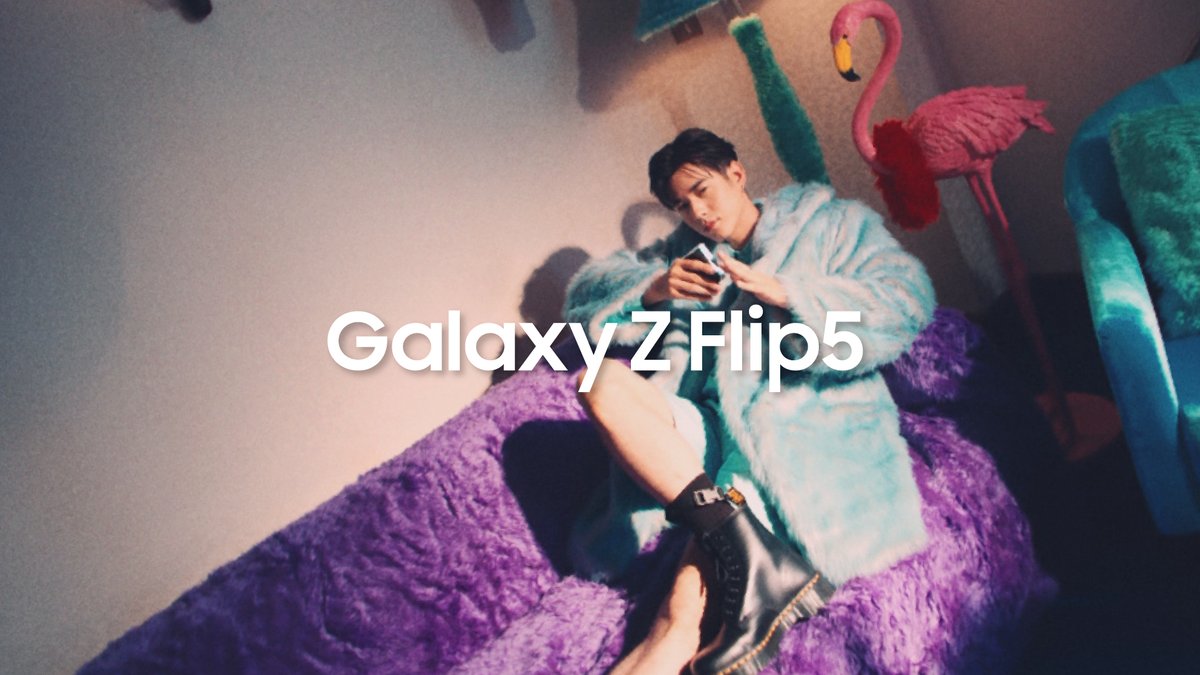 ยินดีต้อนพับ อีกด้านของตัวคุณ It's time to join the flip side #GalaxyZFlip5 #JoinTheFlipSide #Samsung