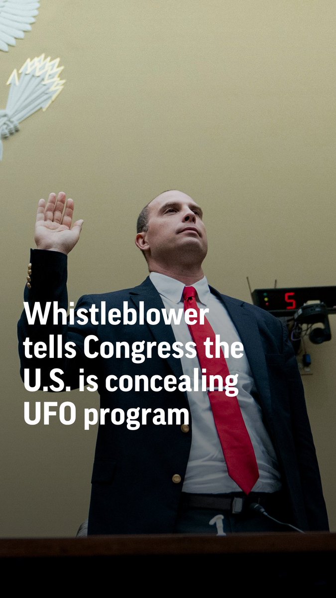 A former Air Force intelligence officer testifying before Congress said the U.S. is concealing a longstanding program that retrieves unidentified flying objects. The Pentagon has denied his claims. Here’s what you missed in the hearing.