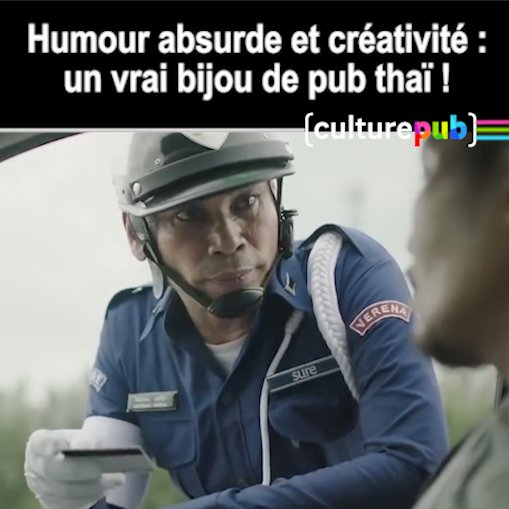 Le génie publicitaire de nos amis thaïlandais n'est plus à prouver. La preuve... 😉🇹🇭 À bien regarder jusqu'au bout. #BestOfCPub #Rediff