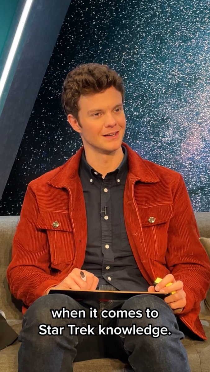 Tawny Newsome, Jack Quaid, and director Jonathan Frakes reveal who was the biggest troublemaker on the set of the #StarTrek #StrangeNewWorlds crossover, and more!