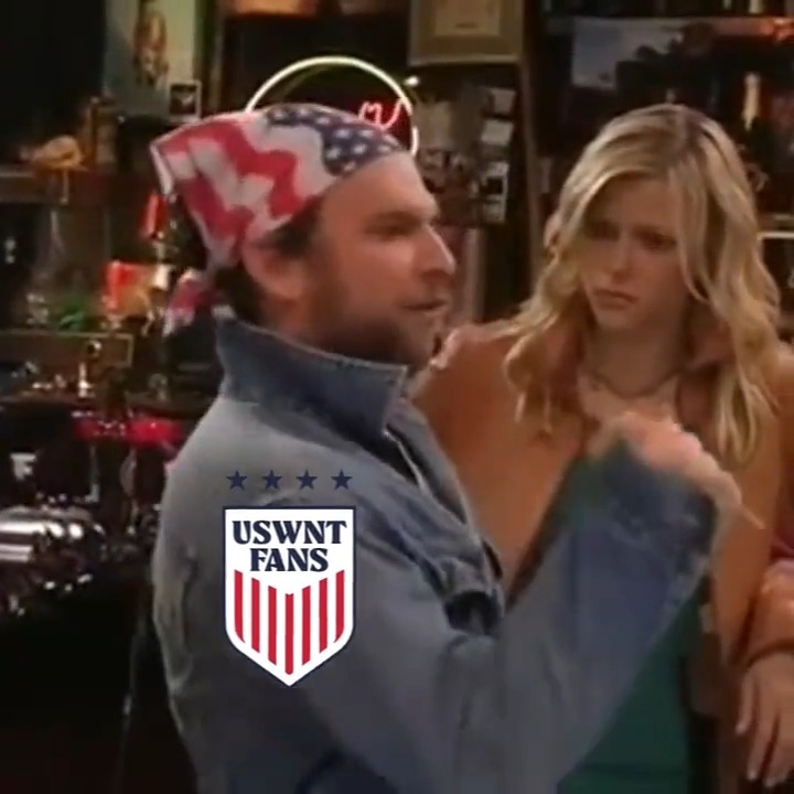 Live look at U.S. Women's National Soccer Team fans getting ready for today's matchup vs Netherlands 🇺🇸🦅