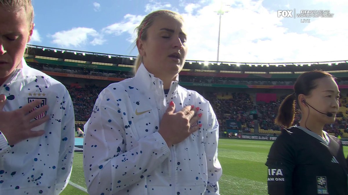 IT NEVER GETS OLD HEARING THE NATIONAL ANTHEM AT THE FIFA WOMEN'S WORLD CUP 🇺🇸🫡