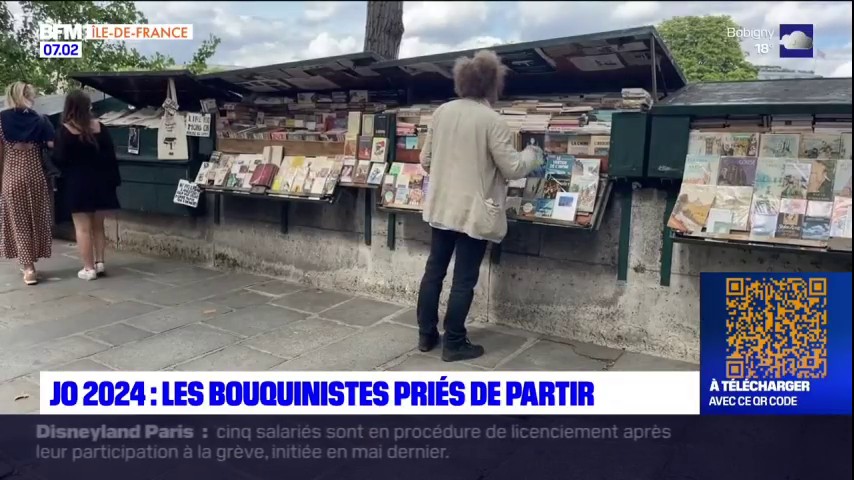💬 "On va être effacés, gommés, chassés" 600 boîtes de bouquiniste devraient être démontées et retirées pour les Jeux olympiques de Paris
