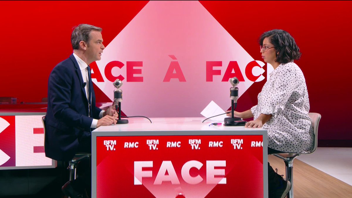 🎙 La réaction d'Olivier Véran, invité politique du #FaceAFace sur RMC, au témoignage de Hédi, victime d'un tir de LBD à Marseille