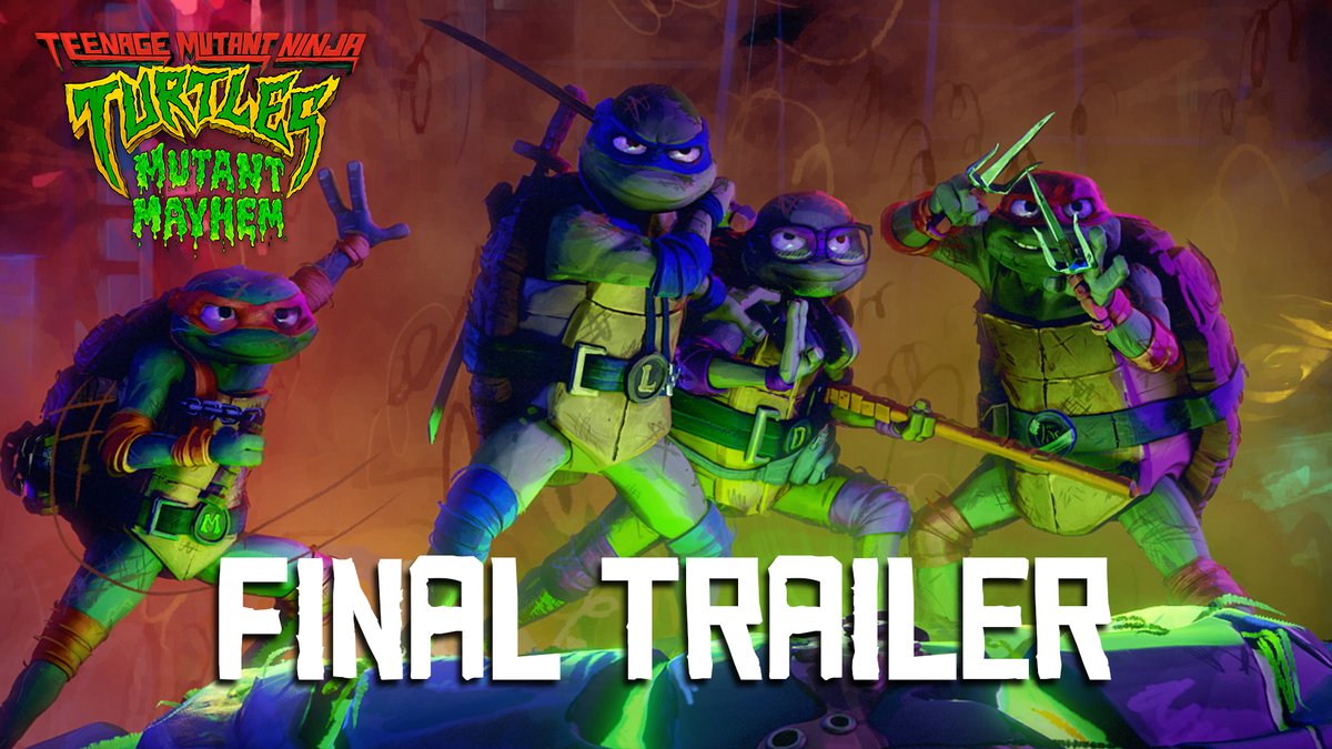 Teenage Mutant Ninja Turtles: #MutantMayhem “crushes for every age”! Watch the FINAL Trailer and get #TMNTMovie tickets now! See it in theatres everywhere Wednesday, August 2, Sneak Previews start early in select theatres this Saturday, July 29.