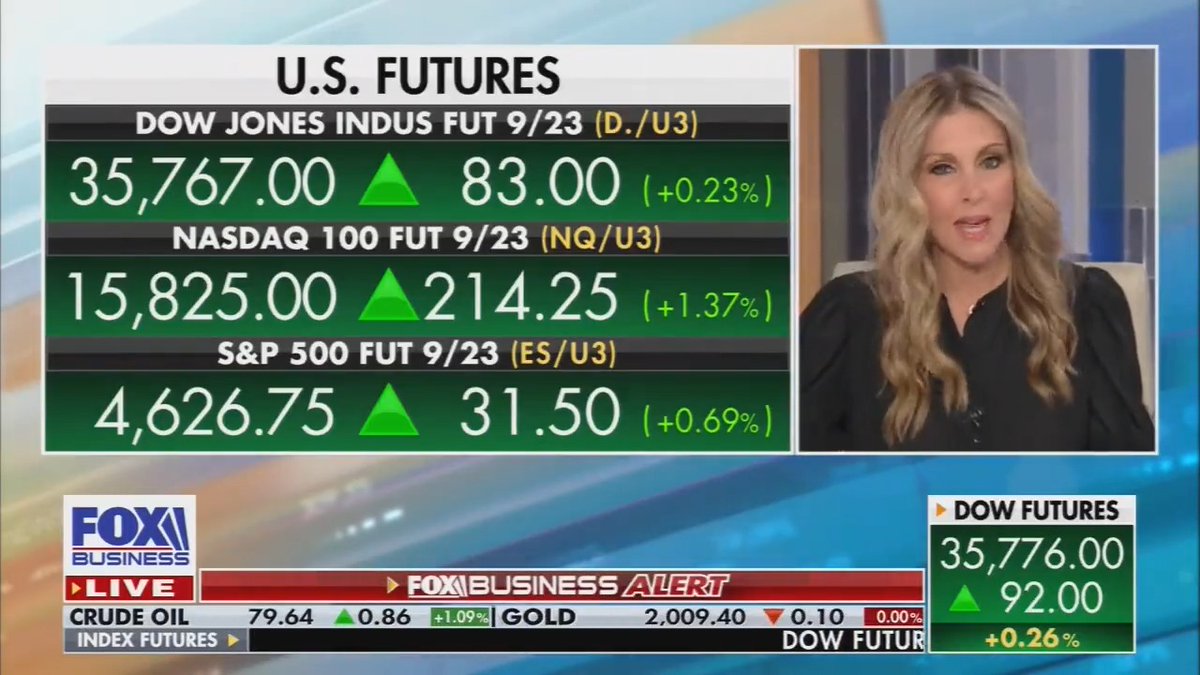 Q2 GDP stronger than expected: The U.S. economy expanded at a 2.4% annual rate in the second quarter, following a 2% gain in the first quarter. Fox Business' Cheryl Casone: “Talk about a strong economy — there goes that recession talk, right?”