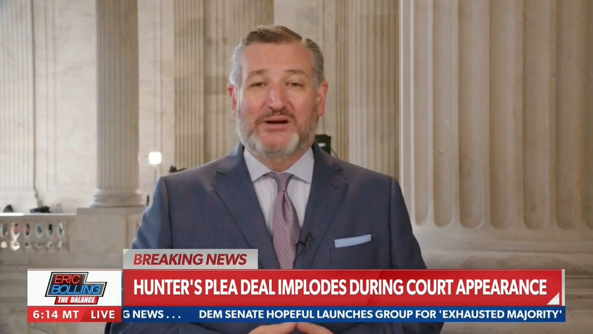 Sen. @TedCruz: “the White House dramatically changed its story yesterday…she said, Joe Biden was never in business with Hunter Biden. Now, mind you, that's not what she said every time before. What she said before is Joe Biden never talked to Hunter about his business deals"