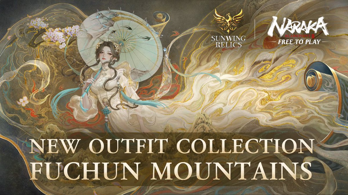 Discover a mythical journey in #narakabladepoint 's 3D Lobby and explore the heights and wonders of the Fuchun Mountains with Justina Gu! Dwelling in the Fuchun Mountains collaboration collection: Justina Gu's Legendary Outfit and Longsword Legendary Skin are now available!