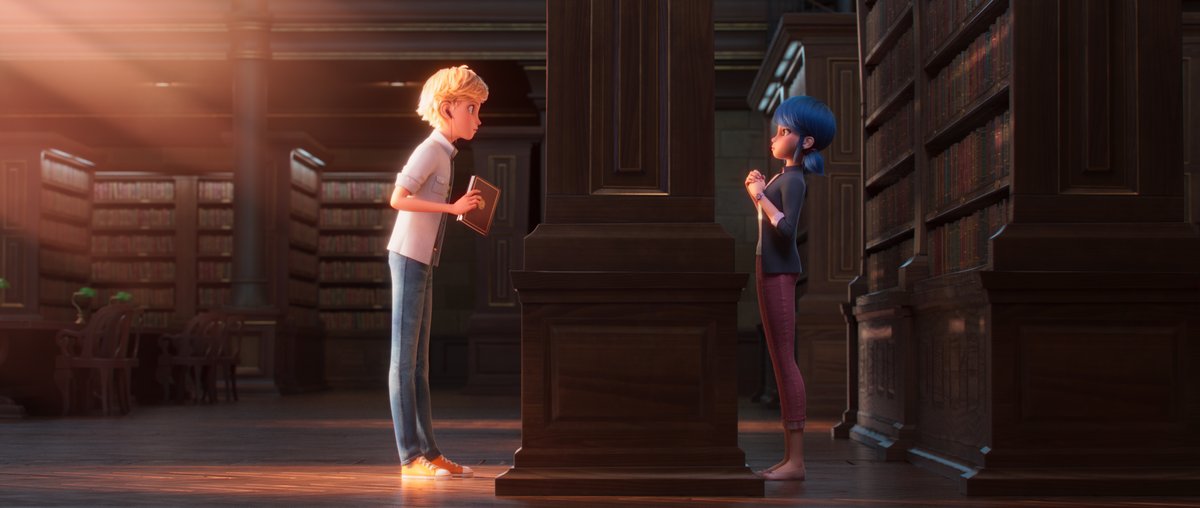 A "Meet Cute" (emphasis on CUTE) from Miraculous: Ladybug & Cat Noir, The Movie which premieres in 12 hours!