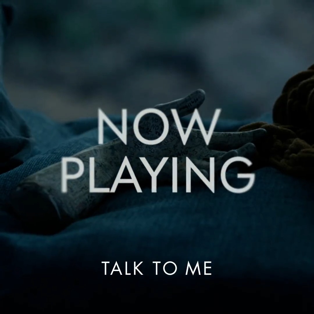 “SUMMER’S BIGGEST HORROR MOVIE.” (@Vulture) “TERROR THAT REFUSES TO LET GO.” (Brad @ Dread Central) “THE SCARIEST MOVIE OF THE YEAR.” (@SlashFilm) #TalkToMe is now playing in theaters everywhere 🤝 Get tickets now!