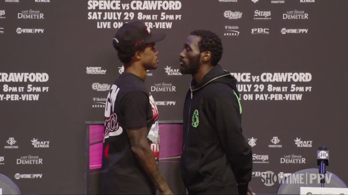 THE MOOD HAS CHANGED 😤😳 #SpenceCrawfotd 🎥 @ShowtimeBoxing