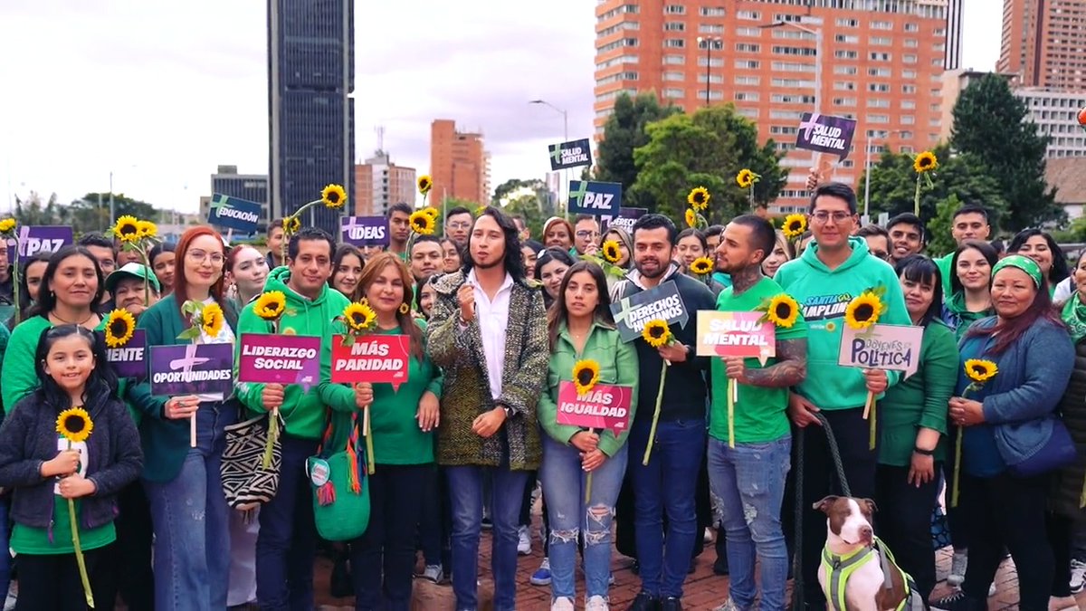 🚨Aspiraré nuevamente al Concejo de Bogotá por única vez, pero en EQUIPO y de lujo. Los más de 20 proyectos aprobados y resultados para la gente, para los jóvenes, hablan por nosotros. Por una Bogotá más segura, más verde y con oportunidades. ¡Súmate! 🌻👉🏼