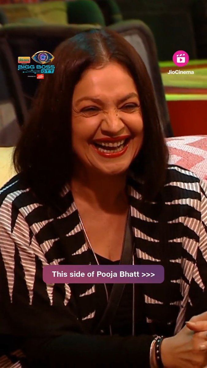 This side of Pooja Bhatt has a separate fan base❤️ Watch #BBOTT2 everyday at 9pm, streaming free on #JioCinema. #BiggBossOTT2 #BBOTT2onJioCinema Salman Khan Pooja Bhatt