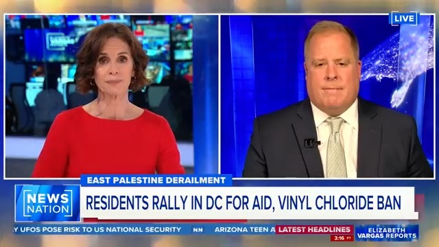 Six months after the Ohio train derailment and the burning of 116,000 gallons of vinyl chloride over #EastPalestine - residents are sick, still displaced, begging for President Biden—who vowed to go there but has not— to help. #disgrace NewsNation