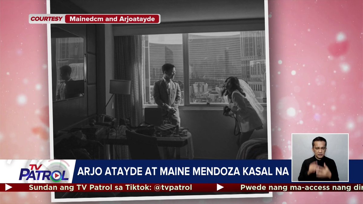 Congratulations to the newly-weds! Ikinasal na sina Arjo Atayde at Maine Mendoza. Buong ulat: