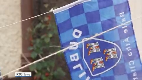 In the shadow of Croke Park, and on its surrounding streets, the support for Dublin is clear as fans eagerly await Sunday's All Ireland Final | More: