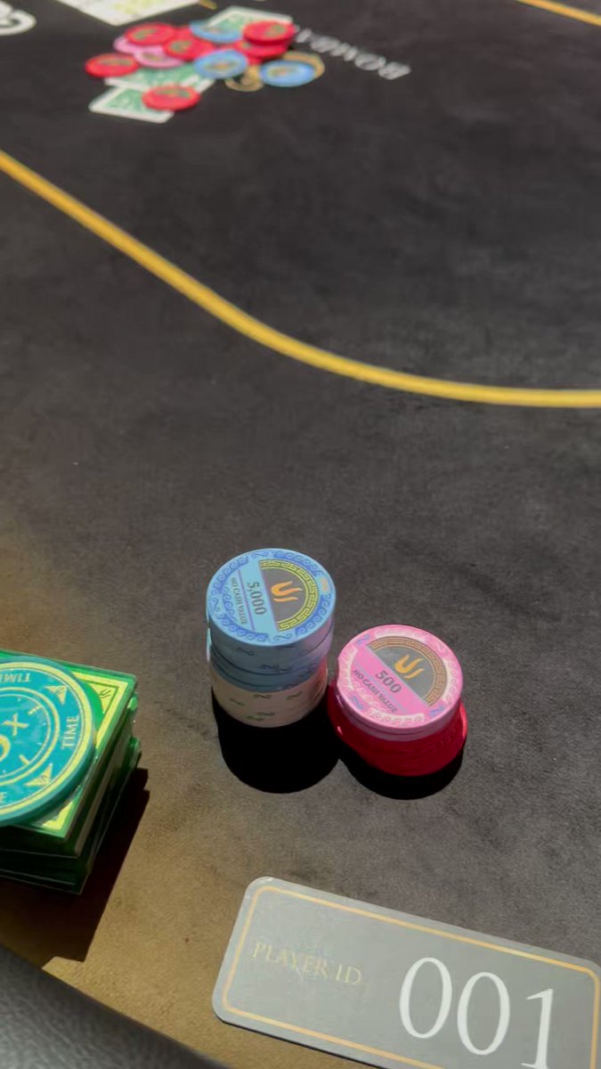 Just sat down to play the Triton Poker $26.5K event My first high roller tourney Is it a bad thing that my largest career tourney score is smaller than the buyin for this event?