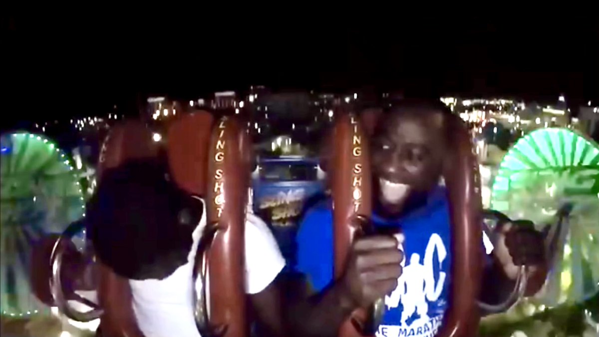 When Terence Crawford went viral for his reaction after his friend passed out next to him on a theme park slingshot ride… [🎥 Terence Crawford]
