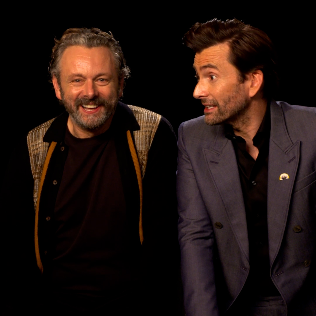 When the ineffable duo says no spoilers, it means no spoilers. 😇😈 #GOS2Spoilers