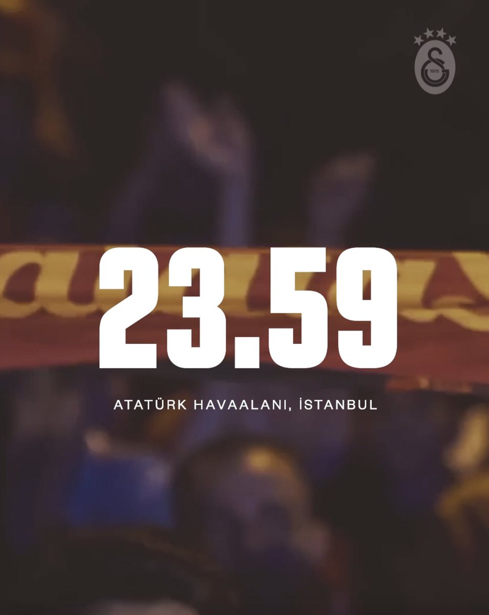 MUHTEŞEM GALATASARAY TARAFTARI, BÜYÜK KARŞILAMA İÇİN HAZIR MISINIZ? 🦁 Transfer görüşmelerine başladığımız Mauro Icardi'yi hep birlikte karşılıyoruz! 🫱😀🫲 Saat 23.59'da Atatürk Havalimanı Genel Havacılık Terminali'nde buluşalım! 💛❤️ 📺 Bu özel karşılamanın canlı yayını sadece Galatasaray YouTube Katıl'da olacak! 👇 📲