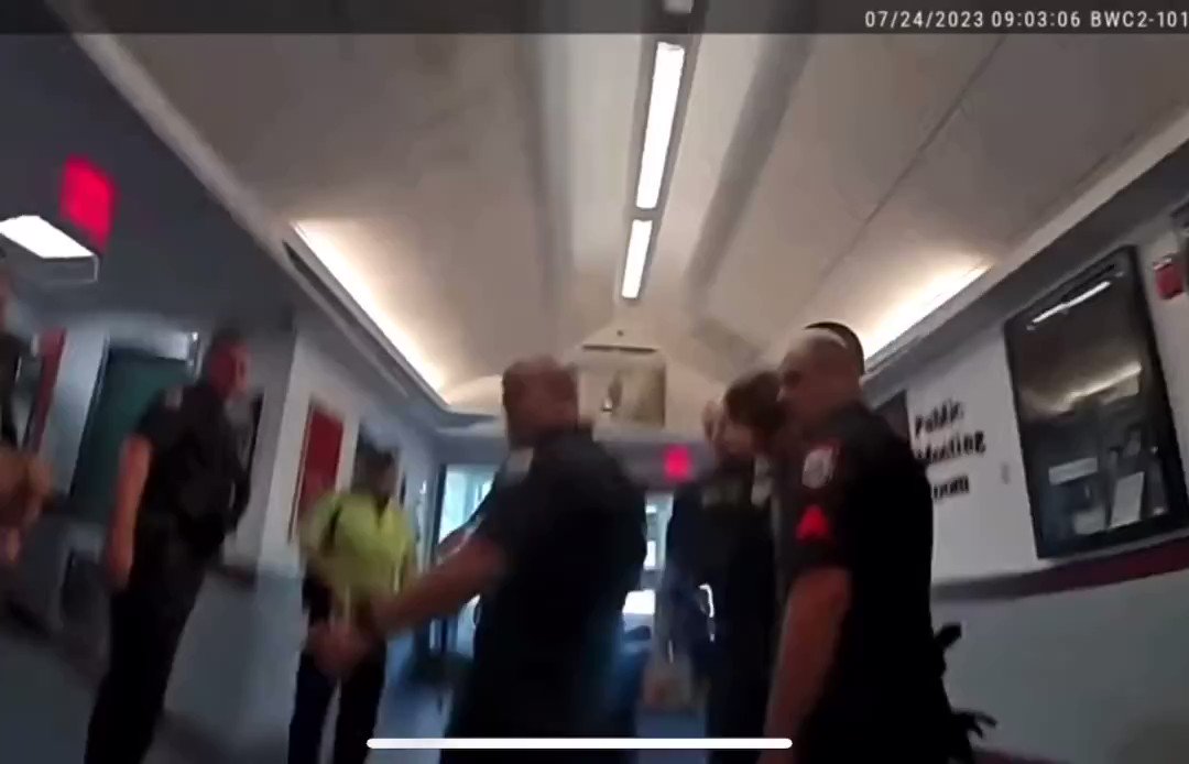 Officer’s gun randomly goes off during arrest in Montville, CT. It was a Sig and the chief has already ordered 35 new Glocks for the department. What do you think caused that? (No sound on the video)
