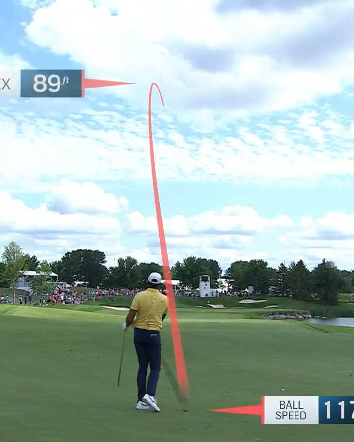 ⛳️😮‍💨🕳️ Tony Finau (T8) was inches from an eagle 🦅. FINAULEGION