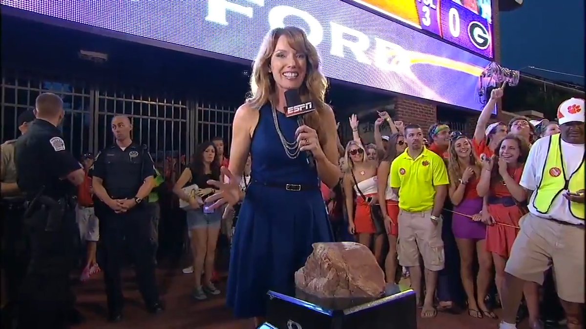 UGA @ Clemson 2013 Full Entrance Video Forward to the last 10 seconds for the Iconic line from Brent Musberger; “Even Georgia had to take a peek”
